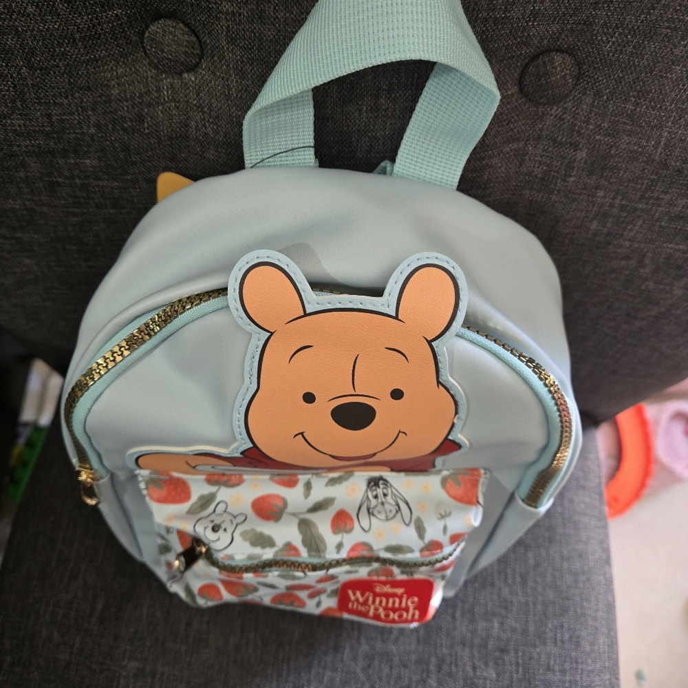 Disney Winnie the Pooh Mini Bag - Light Blue and Red - Picture 6 of 11